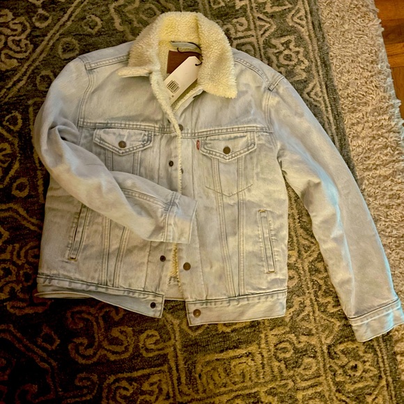 Levis denim Sherpa jacket.